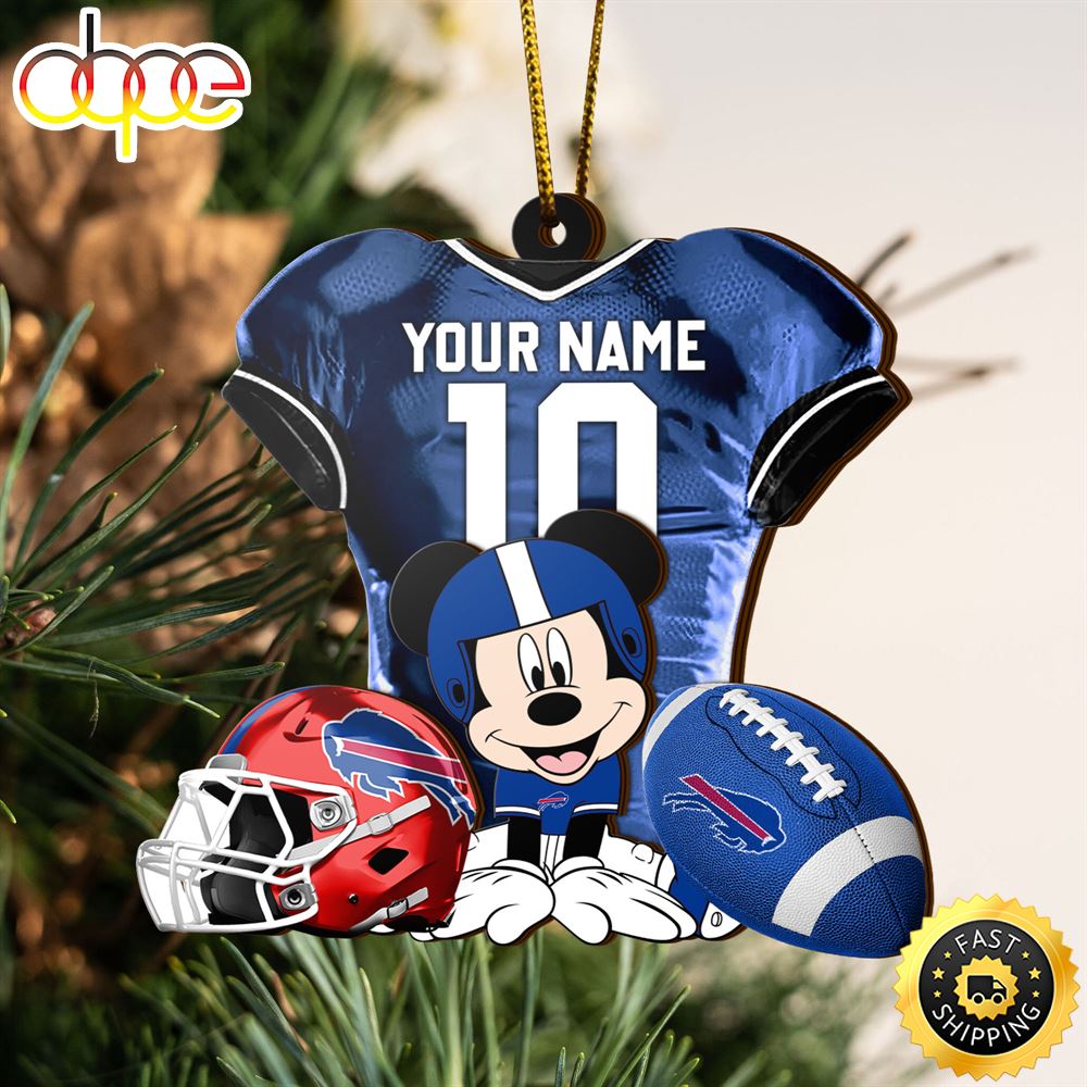 NFL Buffalo Bills Mickey Mouse Christmas Ornament Custom Your Name And Number Jmgwvy.jpg