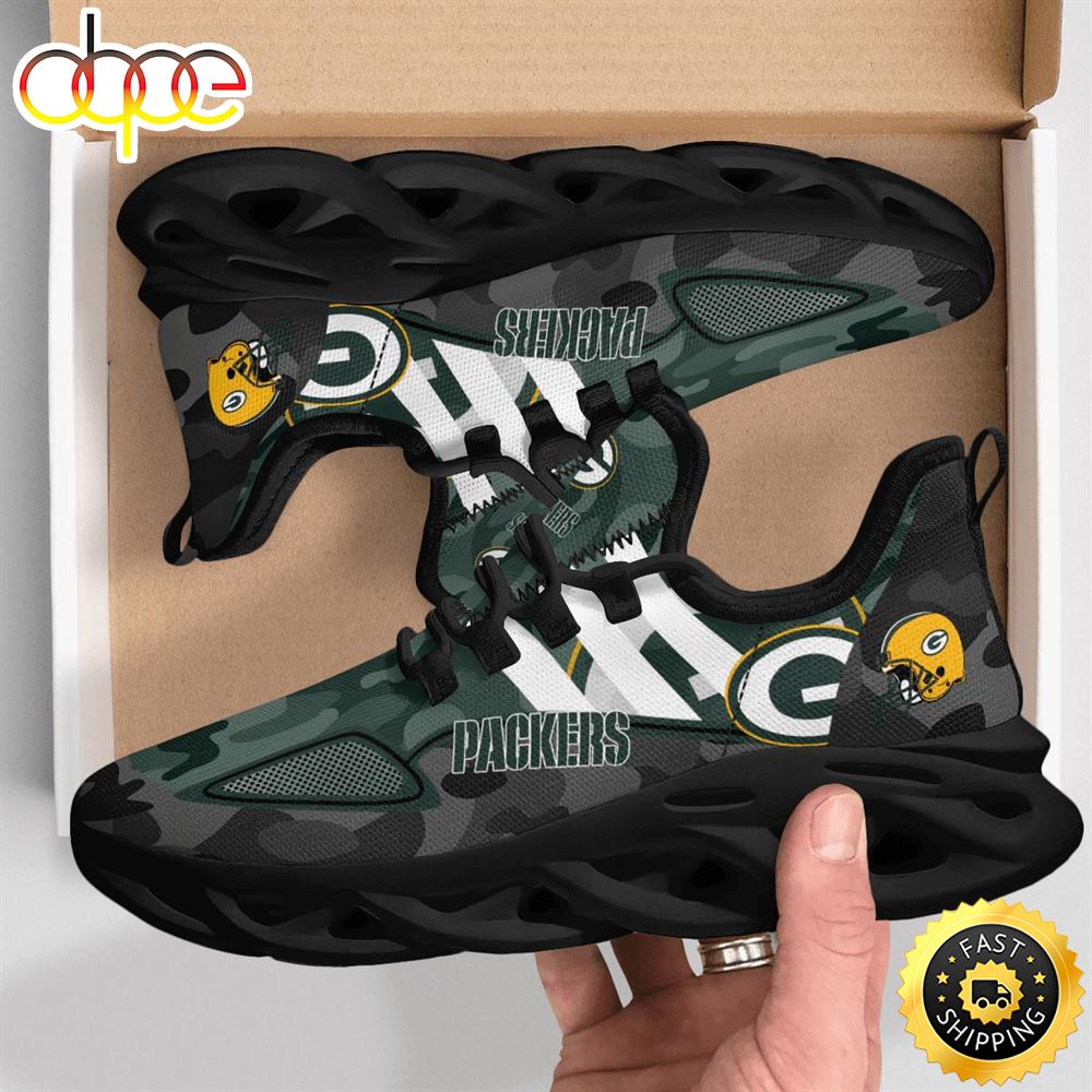 NFL Green Bay Packers Military Camouflage M Soul Shoes