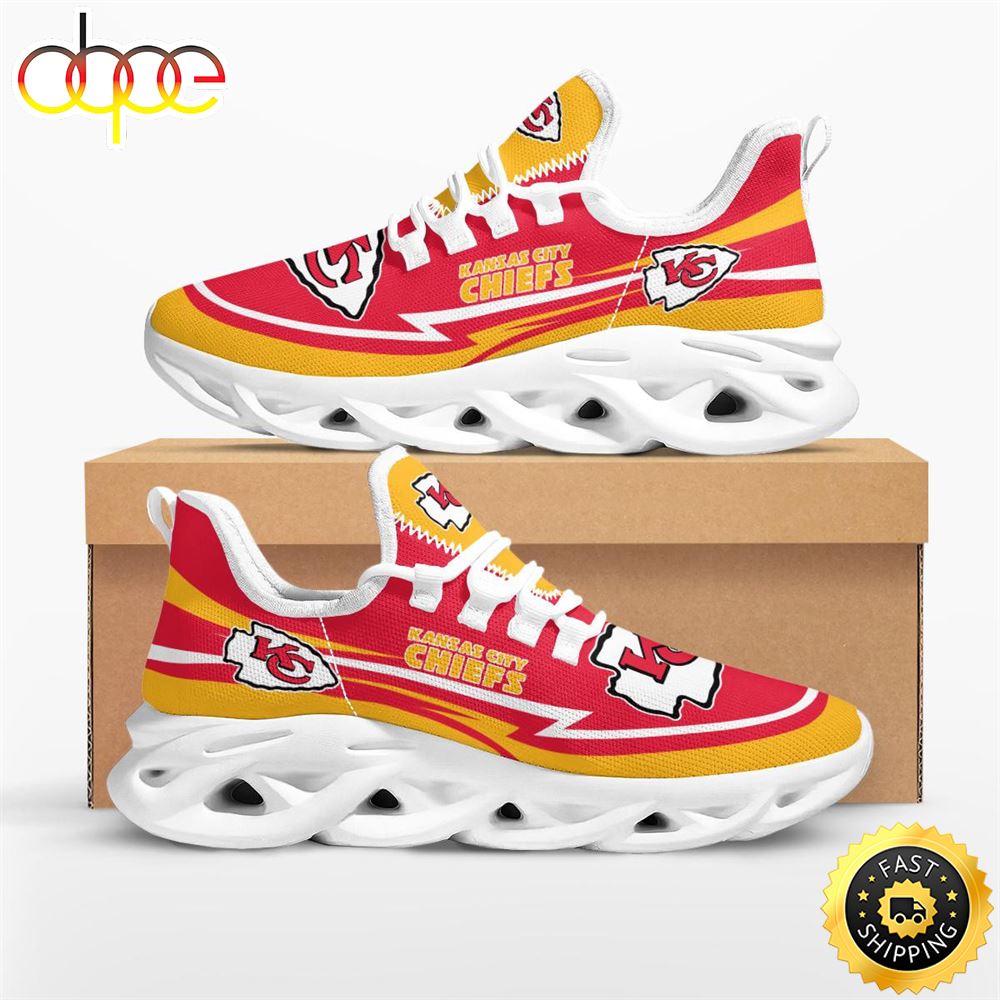 NFL Kansas City Chiefs Are Coming Curves Max Soul Shoes