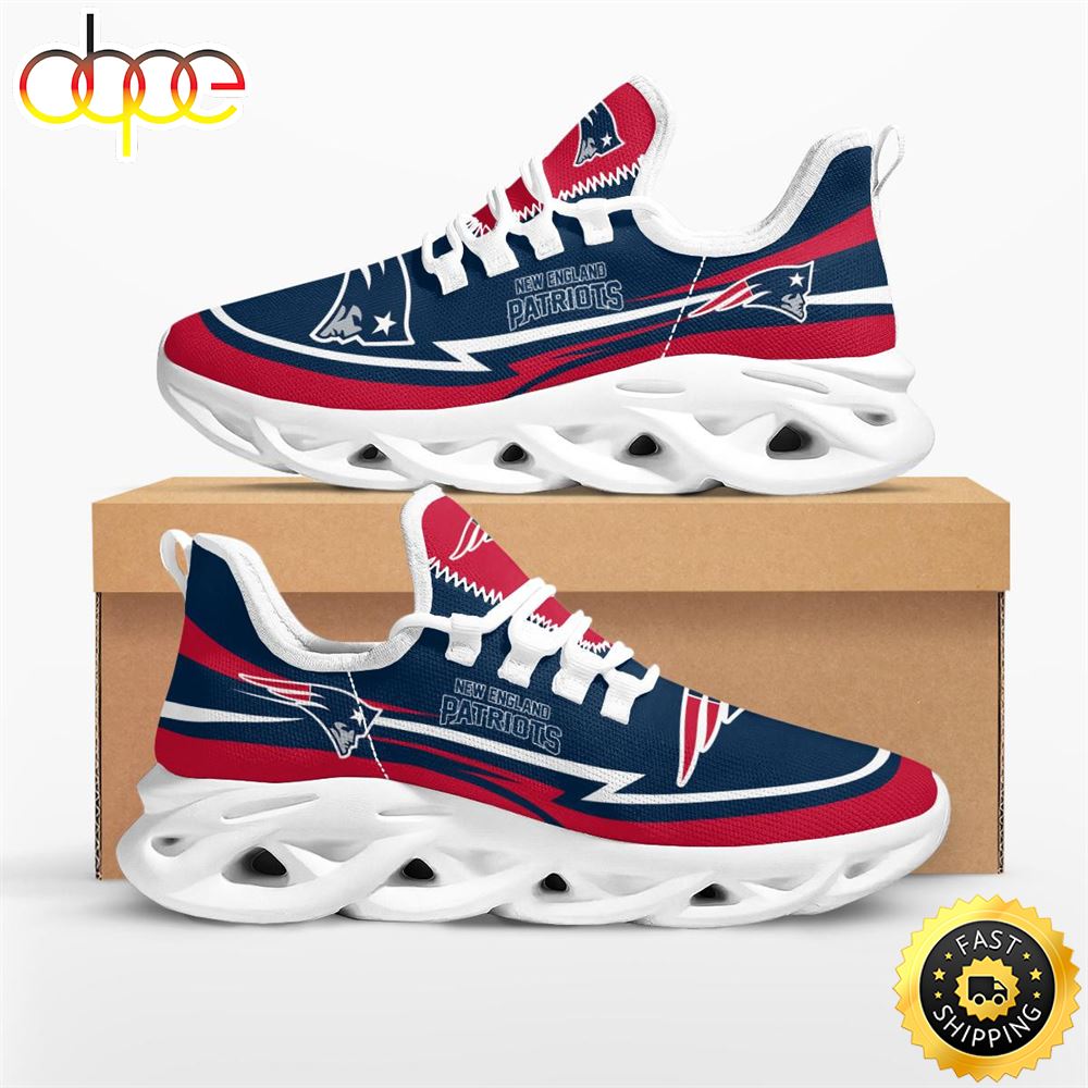 NFL New England Patriots Are Coming Curves Max Soul Shoes