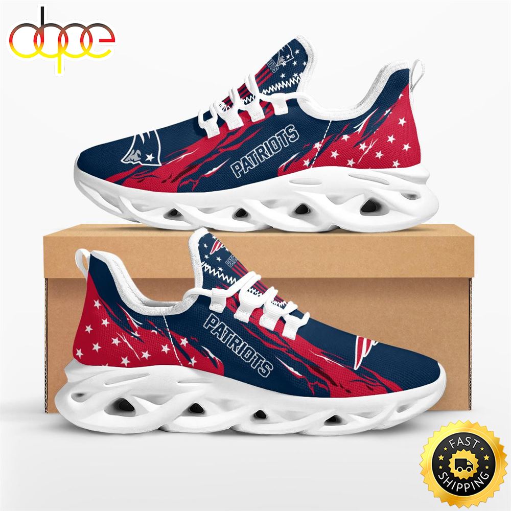 NFL New England Patriots Stars And Stripes M Soul Shoes