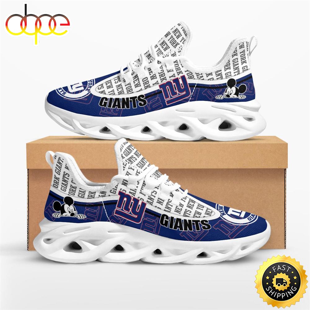 NFL New York Giants Mickey Mouse Max Soul Shoes