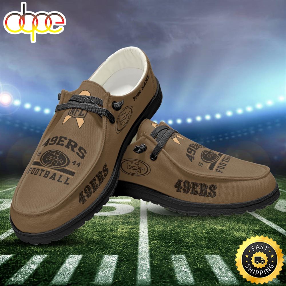 NFL San Francisco 49ers H D Shoes Custom Your Name Football Team Shoes For Fan Zb5xid.jpg