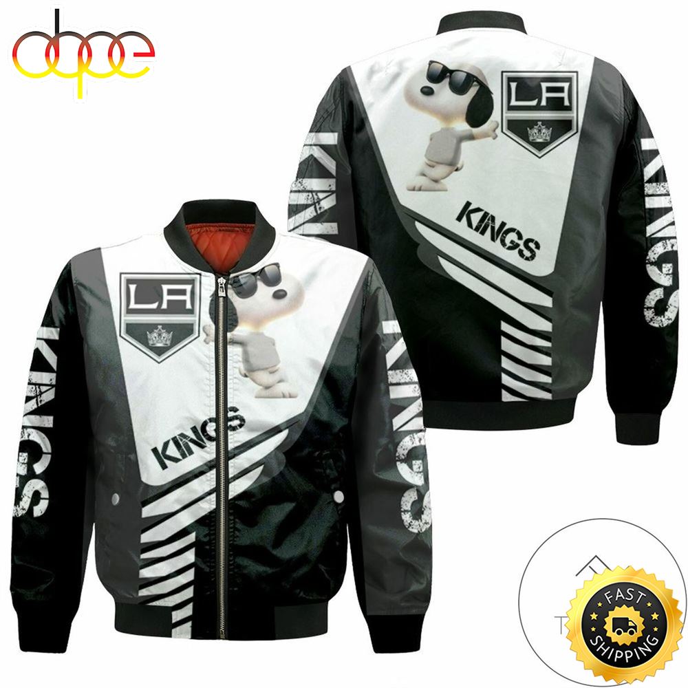 NHL Los Angeles Kings Snoopy For Fans Bomber Jacket
