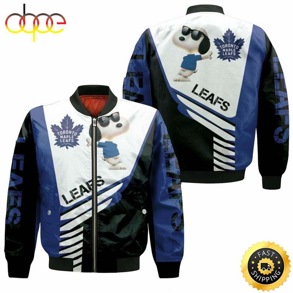 NHL Toronto Maple Leafs Snoopy Bomber Jacket