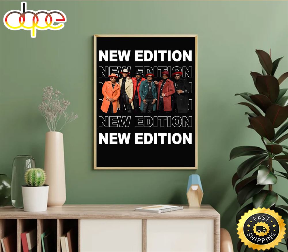 New Edition Legacy Tour 2023 Poster Canvas Gift For Fans