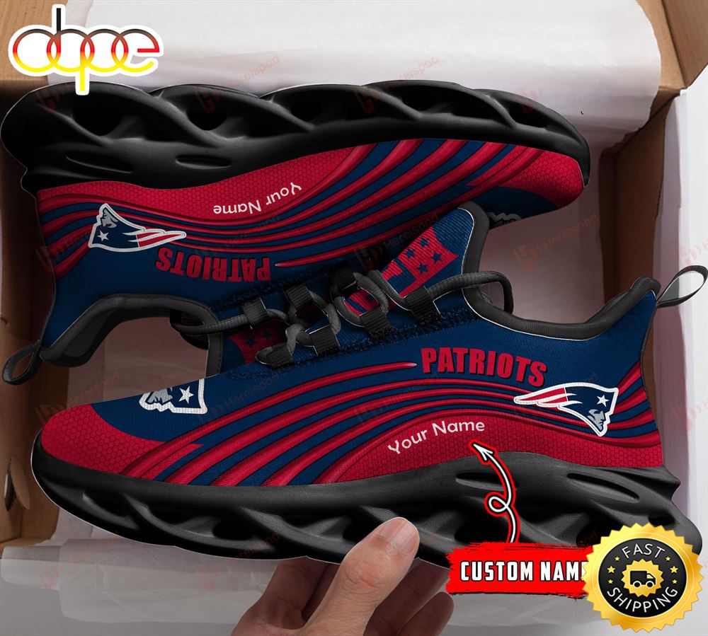 New England Patriots NFL Personalized Clunky Shoes Running Adults