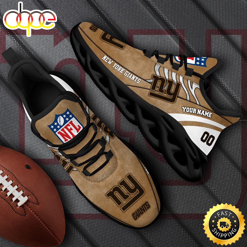 New York Giants NFL Clunky Shoes For Fans Custom Name And Number