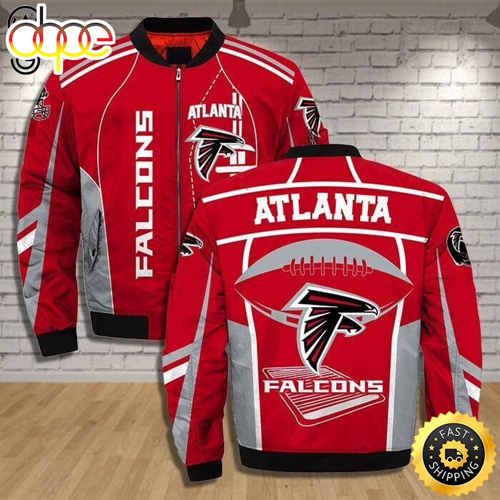 Nfl Atlanta Falcons All Over Printed Bomber Jacket