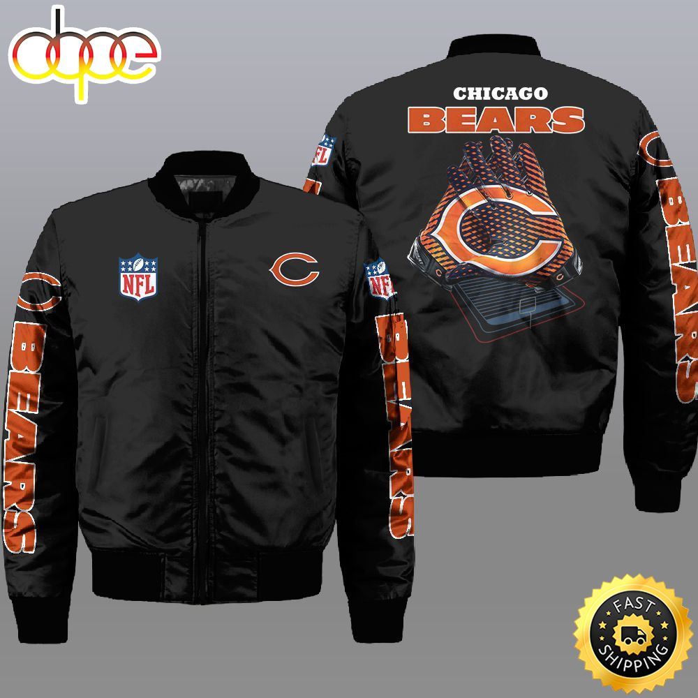 Nfl Chicago Bears 3D Bomber Jacket