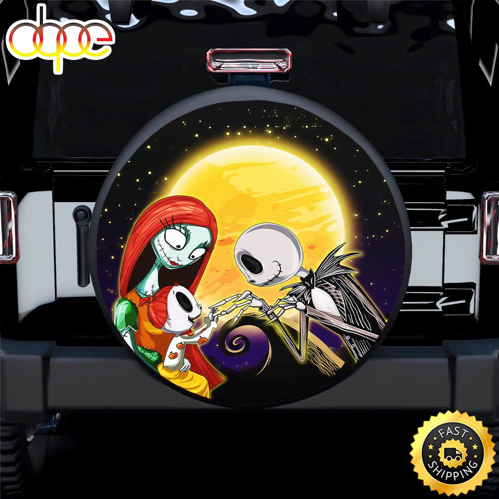 Nightmare Before Christmas Family Cute Spare Tire Covers Gift For Campers Hdhylj
