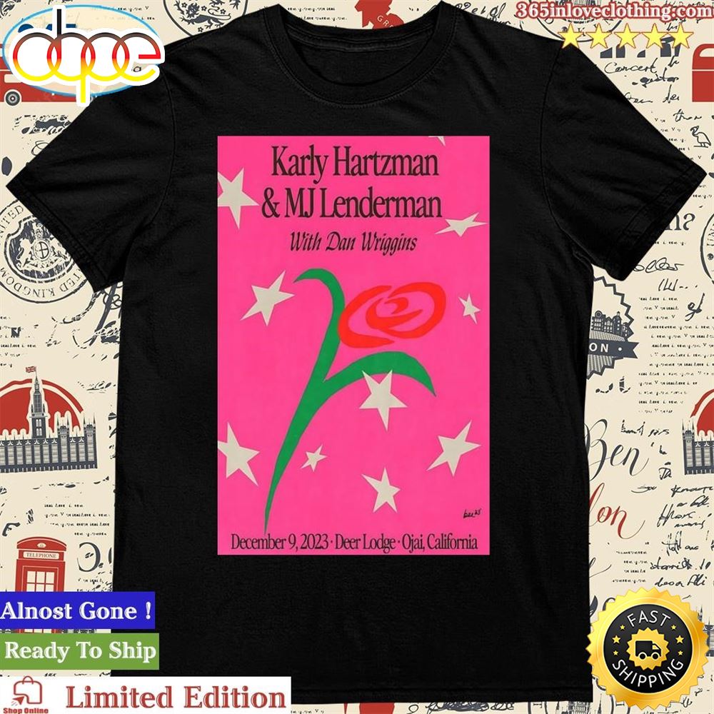 Official Karly Hartzman December 9, 2023 Ojai Ca Show Poster Shirt