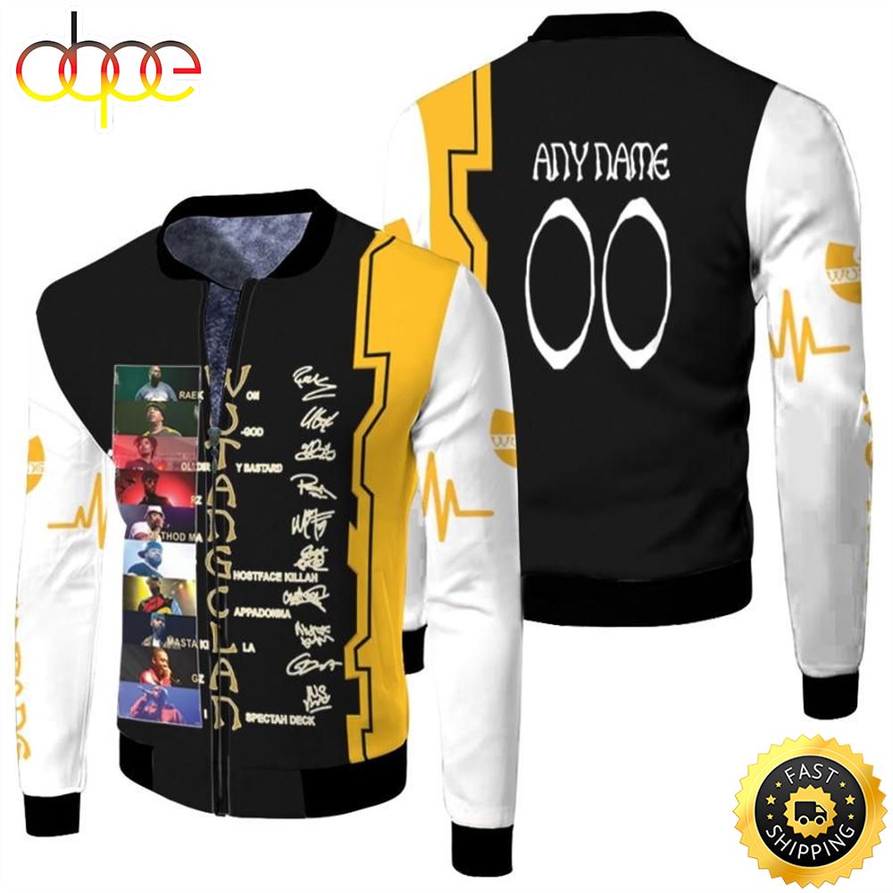 Personalized 00 Wutang Clan Famous American Hip Hop Group Member Band Signed Gift For Wutang Clan Fans Bomber Jacket Piyhvq.jpg