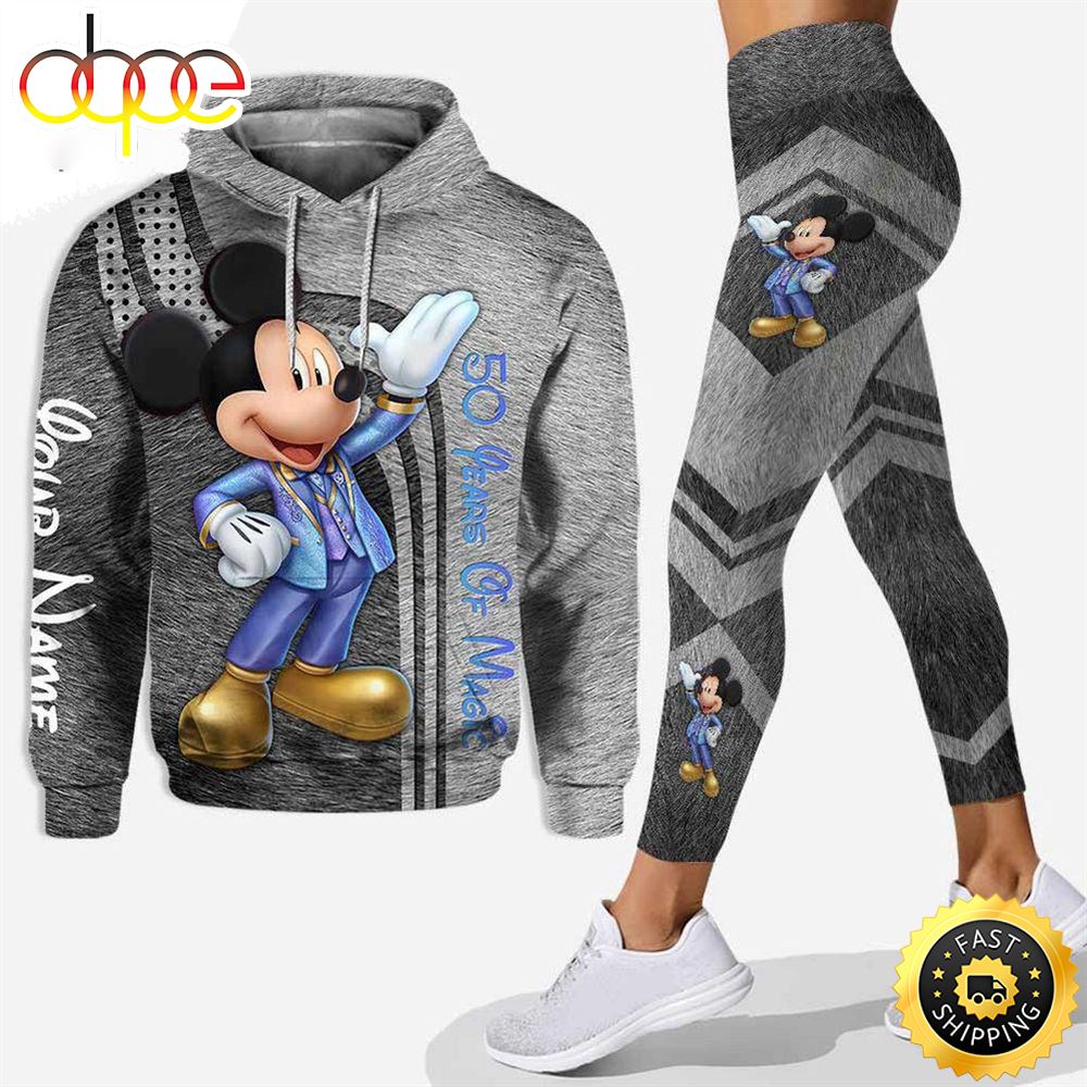 Personalized Mickey Mouse 3D Hoodie Leggings All Over Print