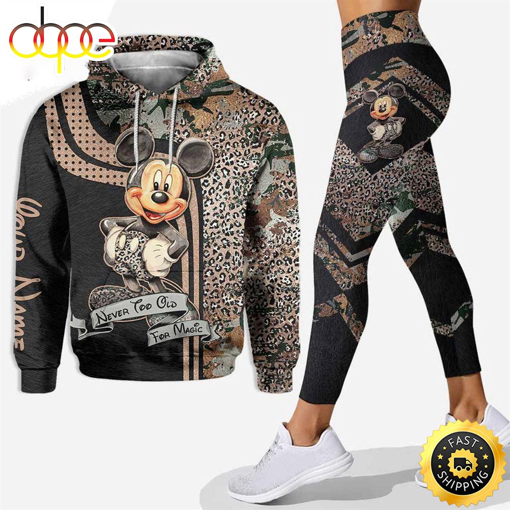 Personalized Mickey Mouse Hoodie Leggings Owlsmatrix 4066
