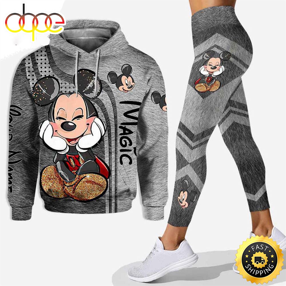 Personalized Mickey Mouse Hoodie Leggings Owlsmatrix 4502