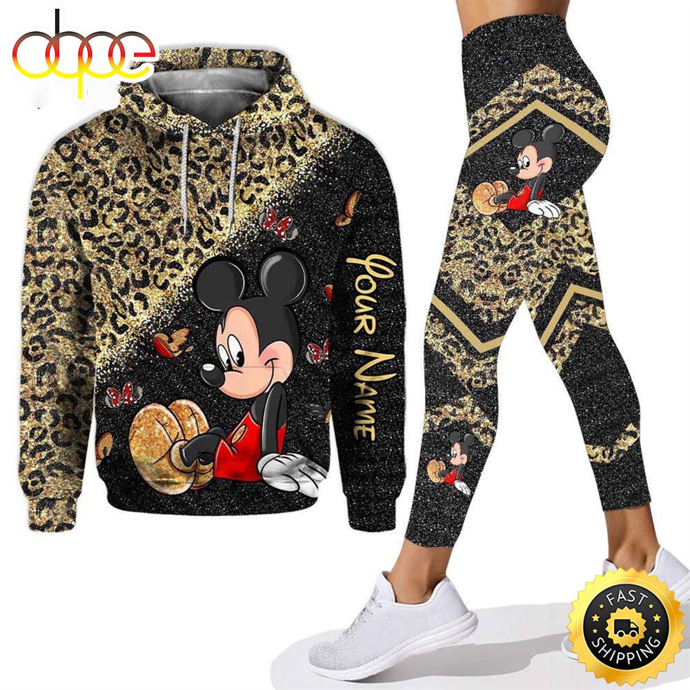 Personalized Mickey Mouse Hoodie Leggings Limited Edition 3D All Over Print