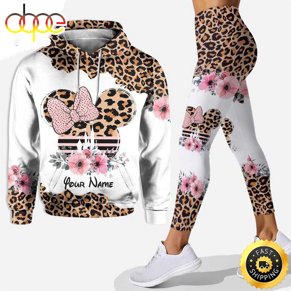 Personalized Minnie Mouse Hoodie Leggings 3D All Over Print