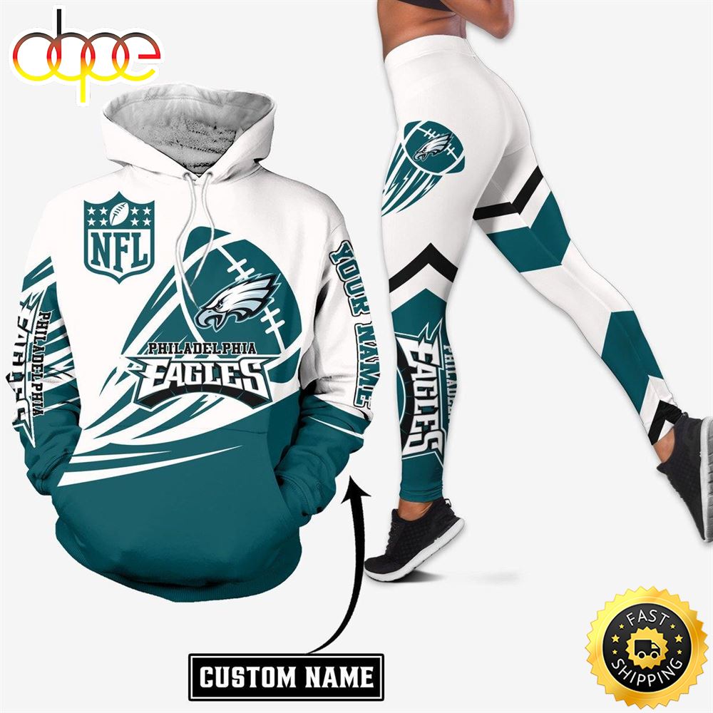 NFL Miami Dolphins Hoodie & Leggings For Women Custom Your Name