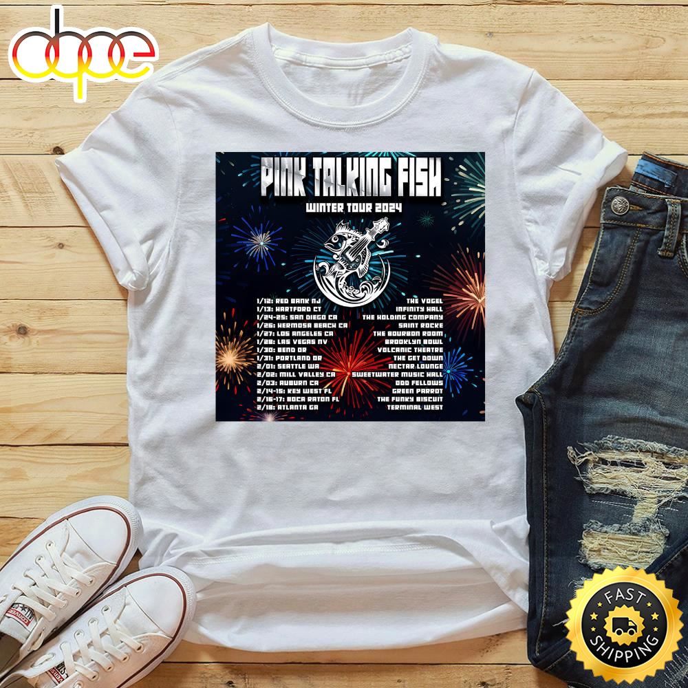 Pink Talking Fish 2023 Spring Tour Dark Side Of The Moon 50th Anniversary Celebration Shirt Emrbh5