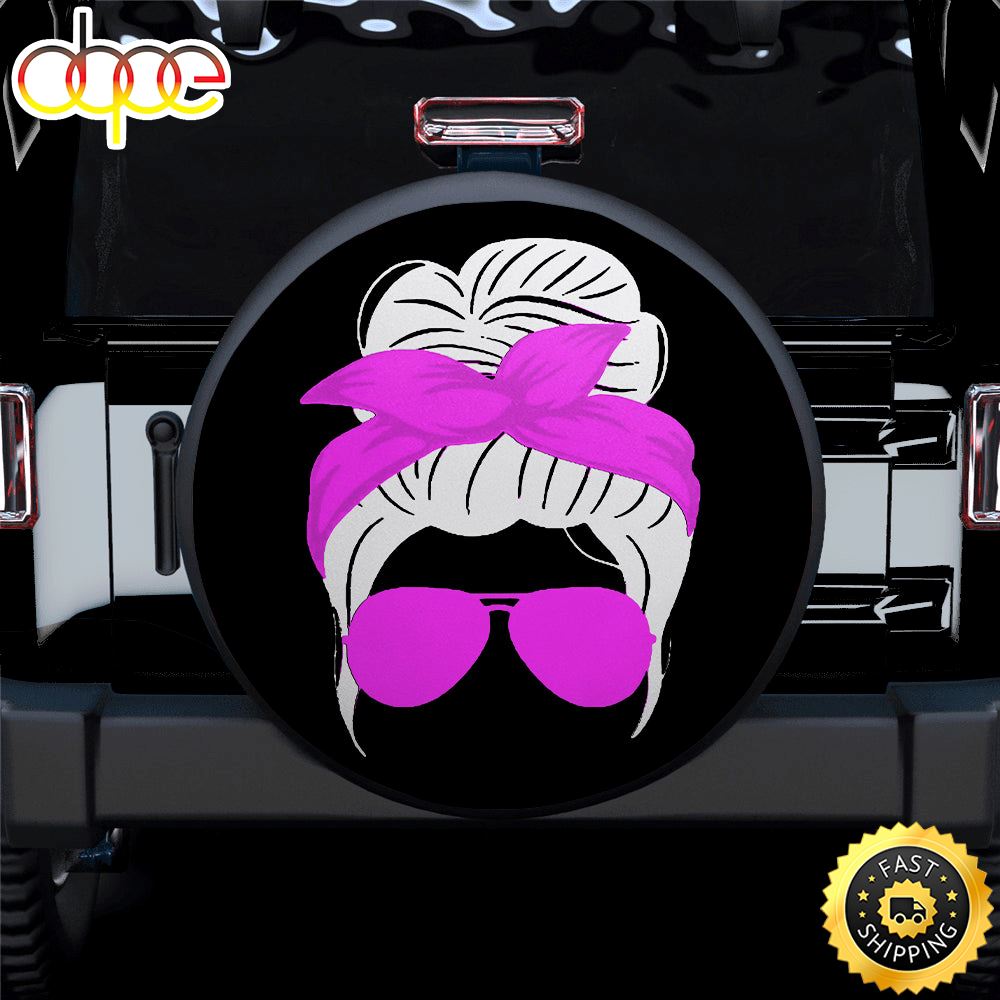 Pink Turban Jeep Girl Car Spare Tire Covers Gift For Campers O3fawe