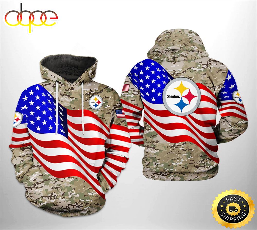 Pittsburgh Steelers NFL US Flag Camo Veteran Team 3D Printed HoodieZipper Hoodie Wutiqf.jpg