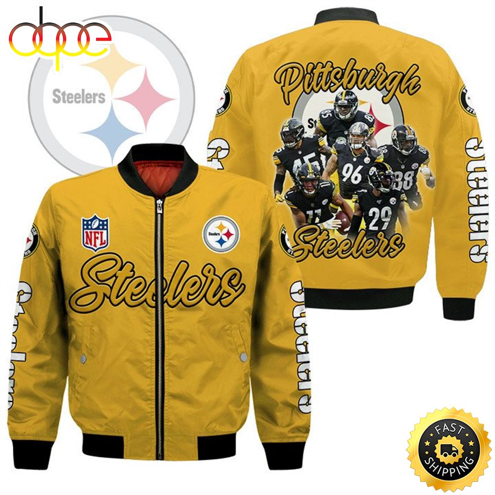 Pittsburgh Steelers Players Nfl Bomber Jacket