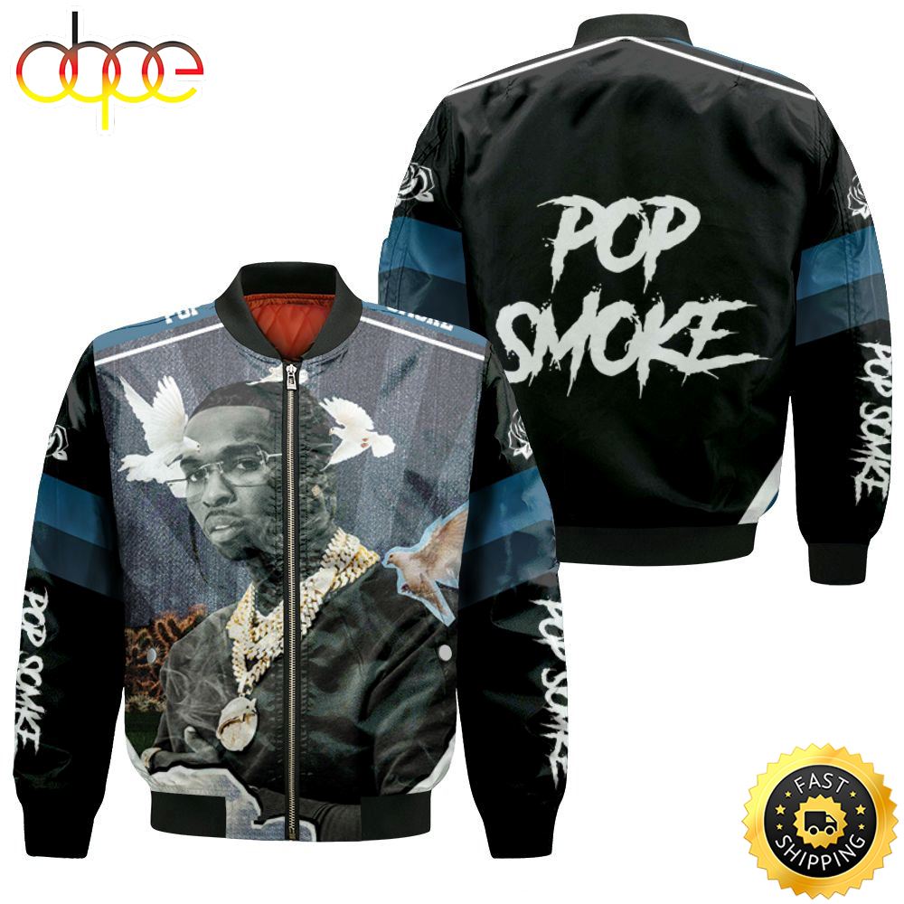 Pop Smoke Legend Never Die Rapper Hip Hop Bomber Jacket