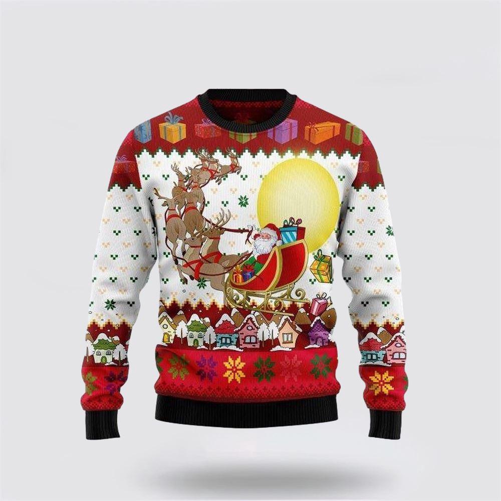 Reindeer And Santa Claus Ugly Christmas Sweater 1 Tee P6u59n.jpg