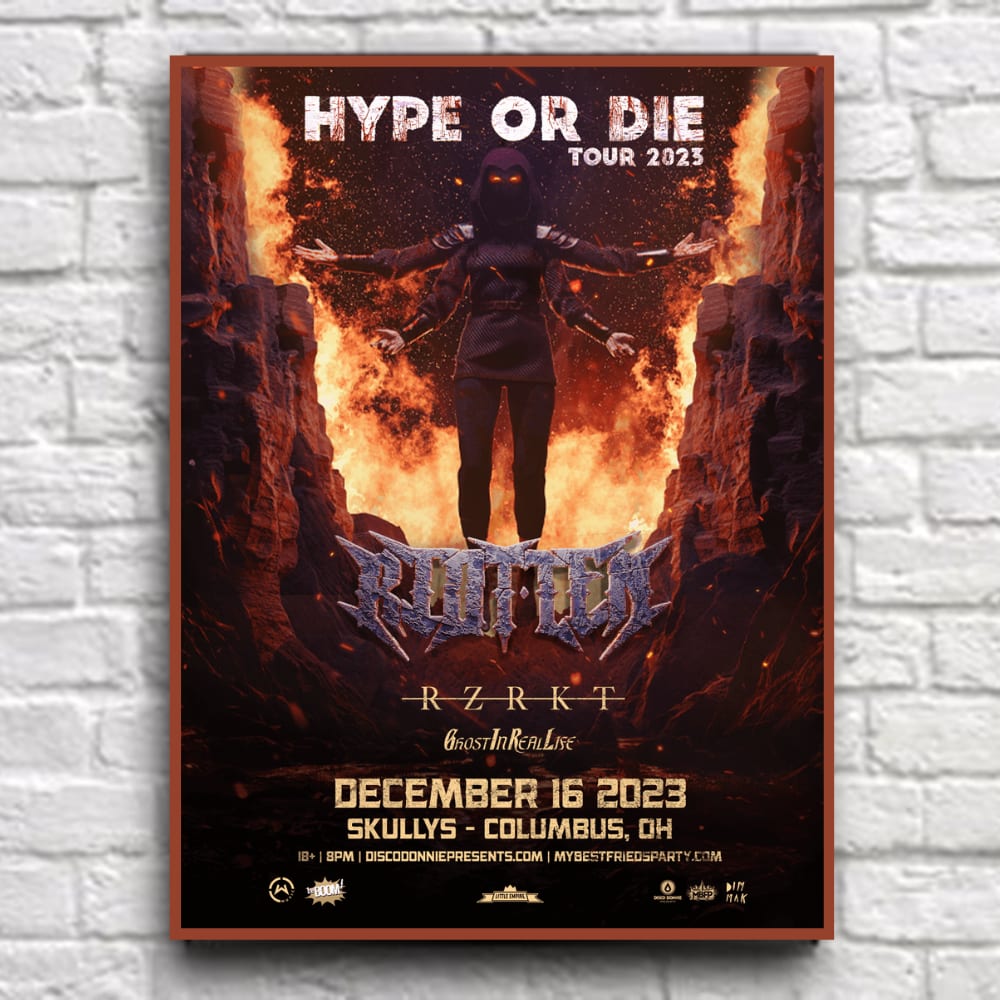 Riot Ten At Skully S Music Tour 2023 December 16 Canvas Poster Hosu5i.jpg