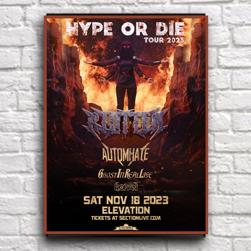 Riot Ten Hype Or Die Tour 2023 Canvas Poster D8hy4n.jpg