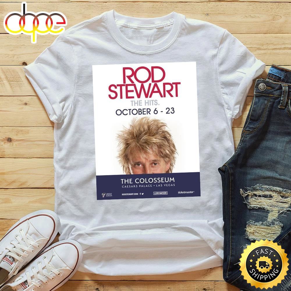 Rod Stewart Celebrates 10th Anniversary Tshirt