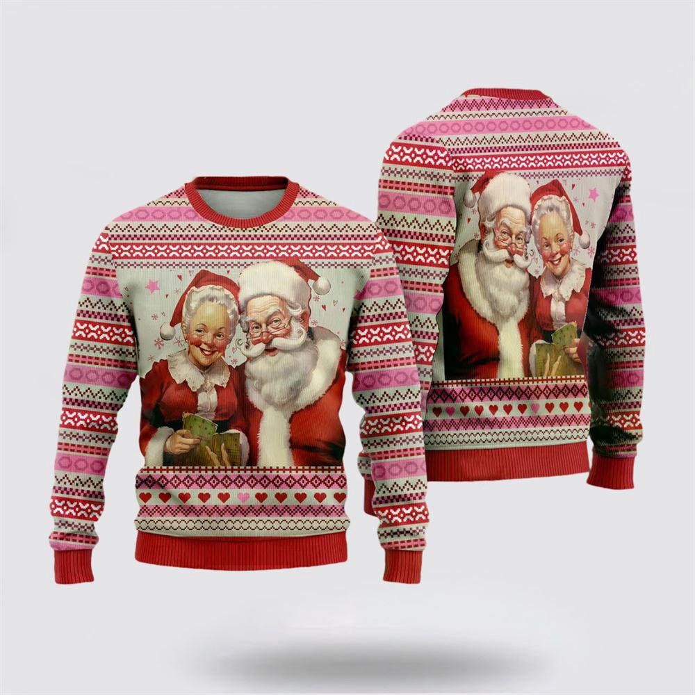 Santa Claus Couple Ugly Christmas Sweaters Funny Santa Sweaters 1 Sweater Naitns.jpg