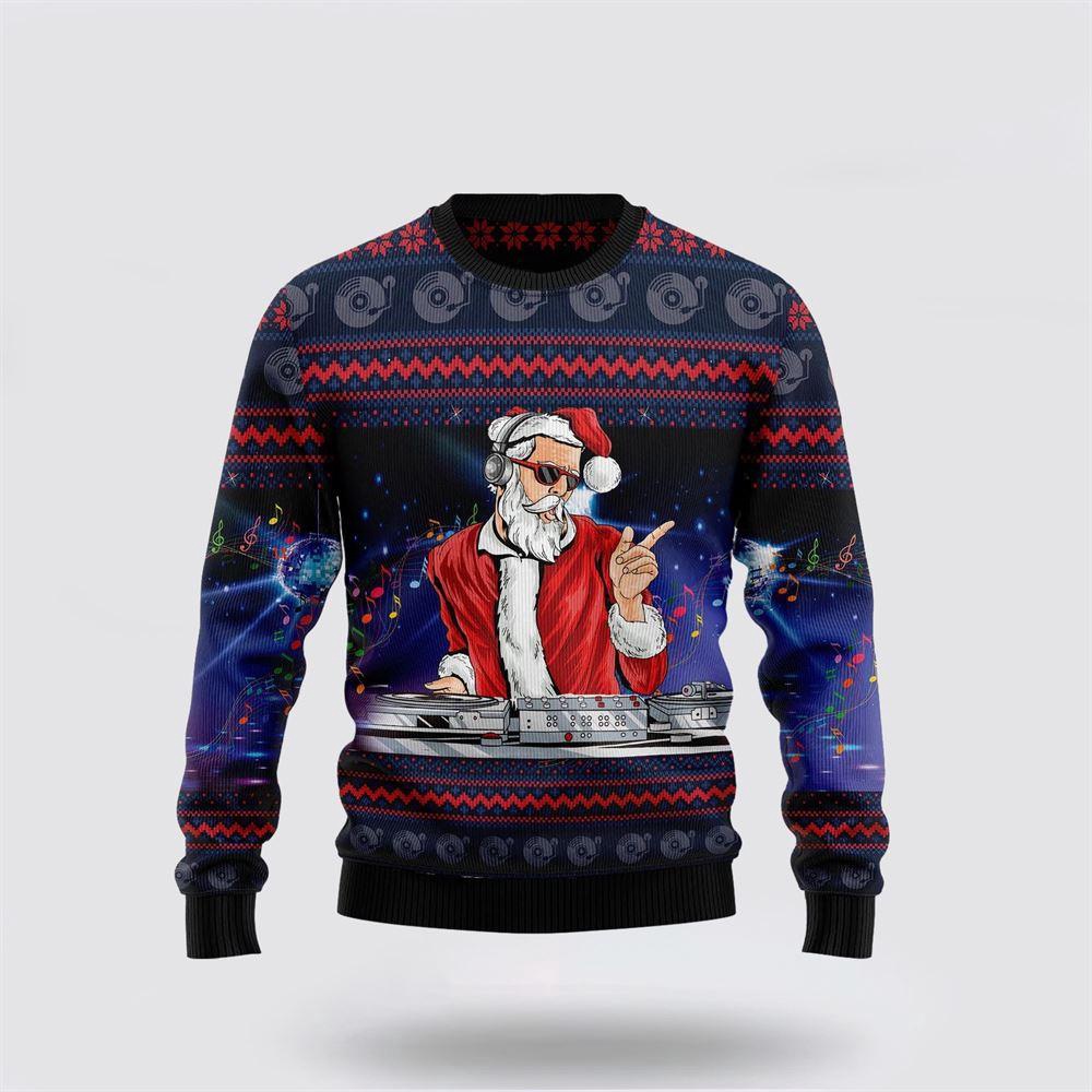 Santa Claus Dance Night Party Ugly Sweater 1 Sweater Yvmnuc.jpg