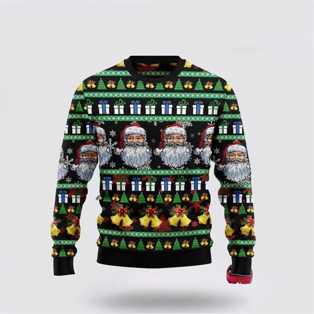 Santa Claus Jingle Bell Ugly Christmas Sweater 1 Sweater Irhahd.jpg