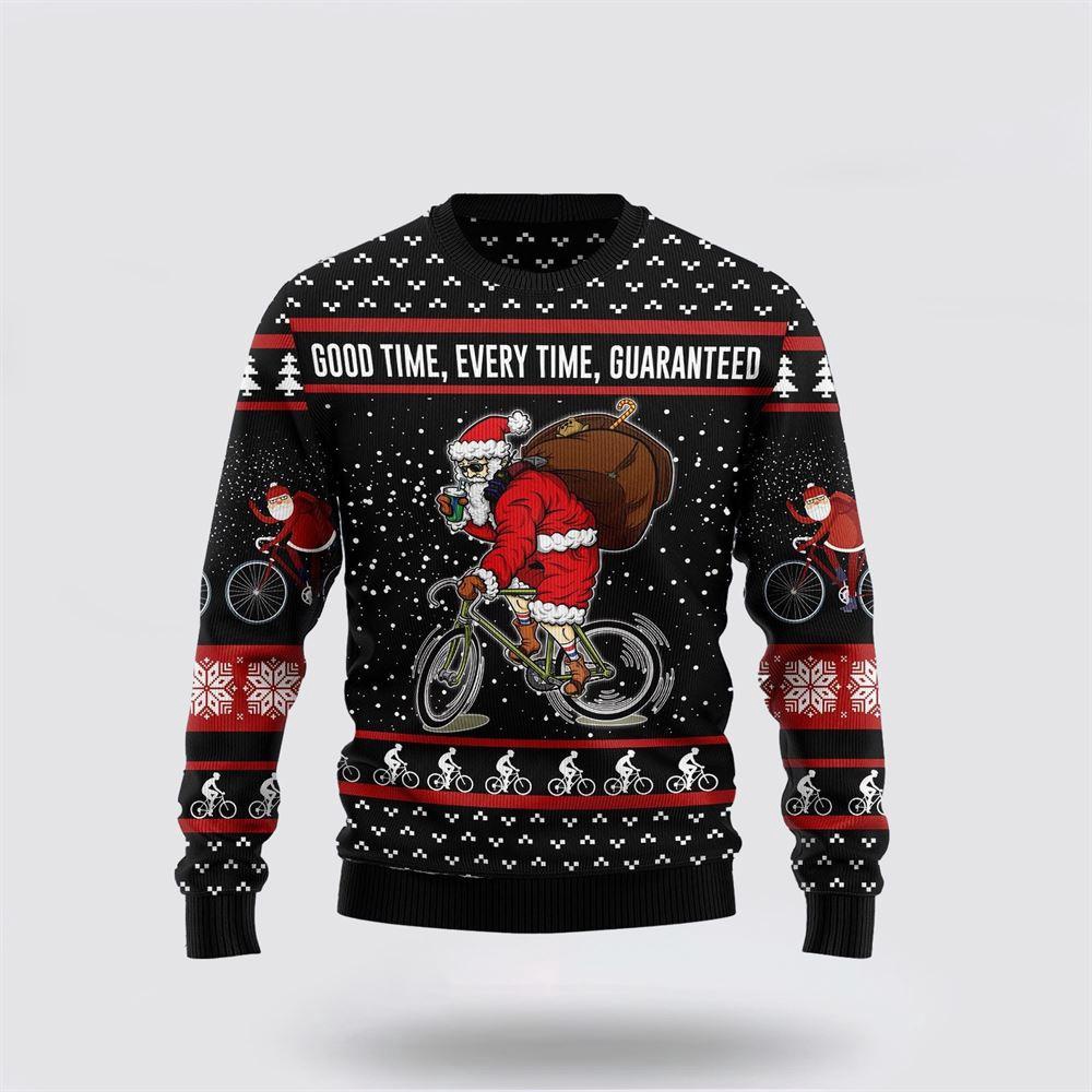 Santa Claus Love Biking Ugly Christmas Sweater 1 Sweater Vicoqw.jpg
