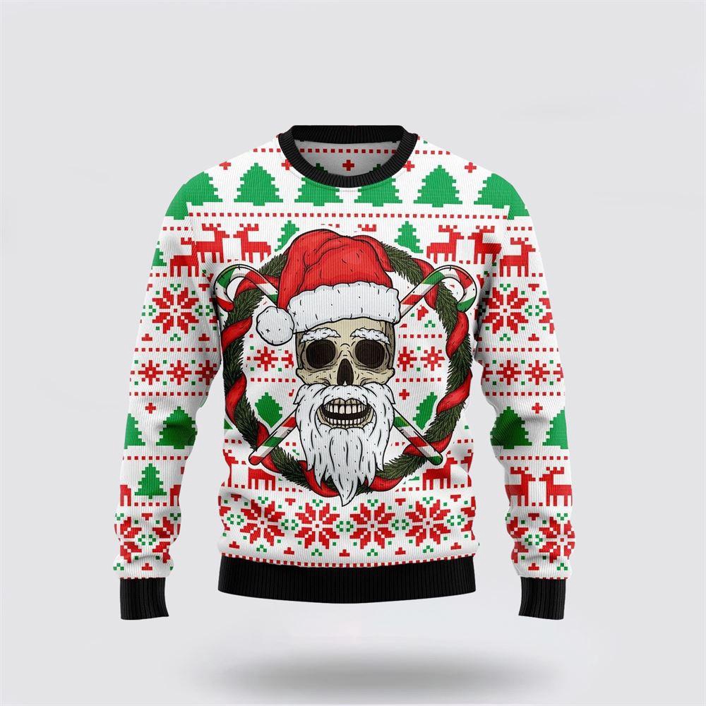 Santa Claus Skull Ugly Christmas Sweater 1 Tee Nimxur.jpg