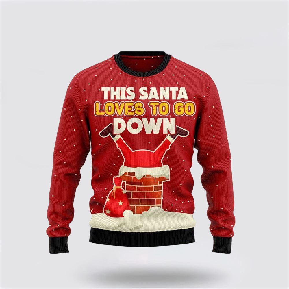 Santa Clause Ugly Christmas Sweater 1 Sweater Sy6fum.jpg