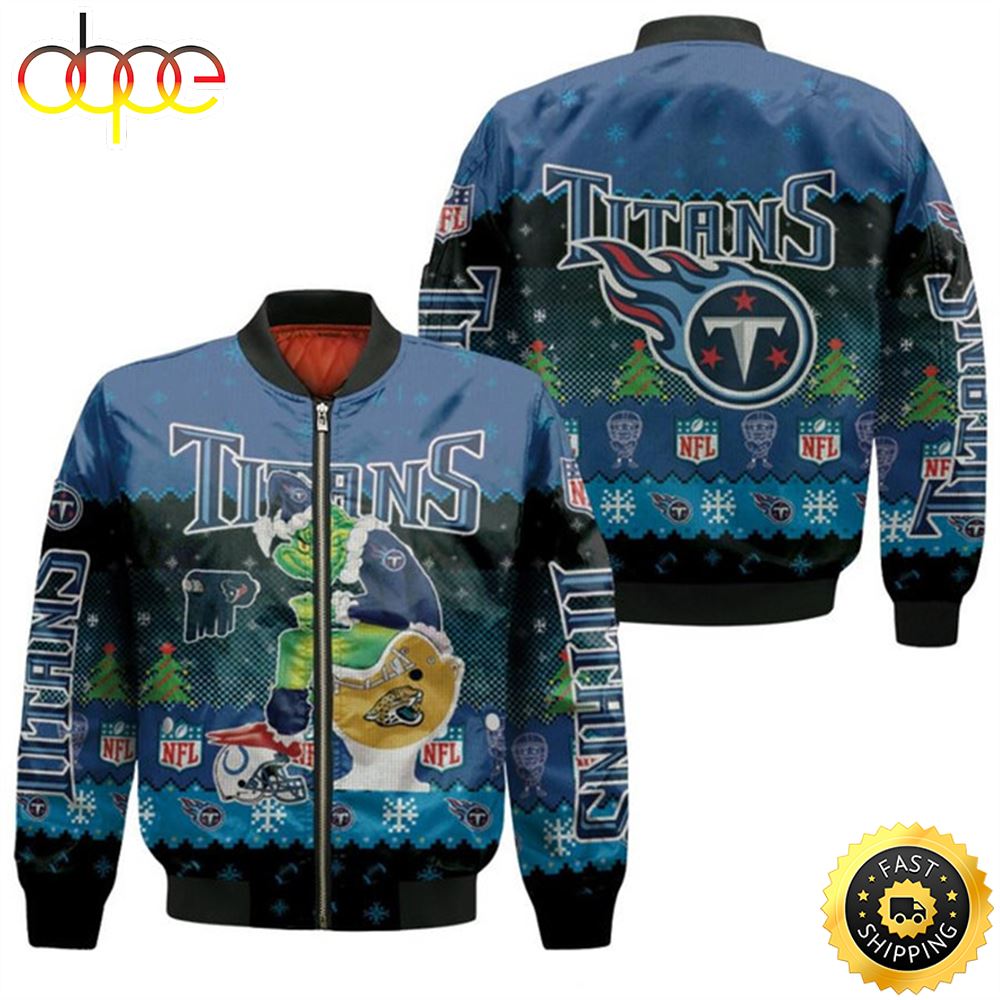 Santa Grinch Tennessee Titans Sitting On Jaguars Texans Colts Toilet Christmas Gift For Titans Fans Bomber Jacket R7olln.jpg