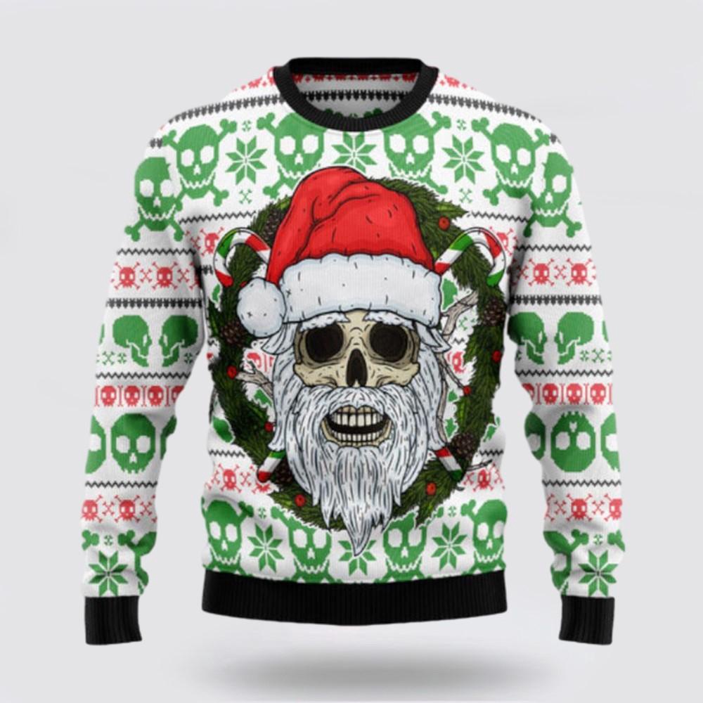 Skull Santa Clause Ugly Sweater Funny Santa Sweaters 1 Tee Lxddt8.jpg