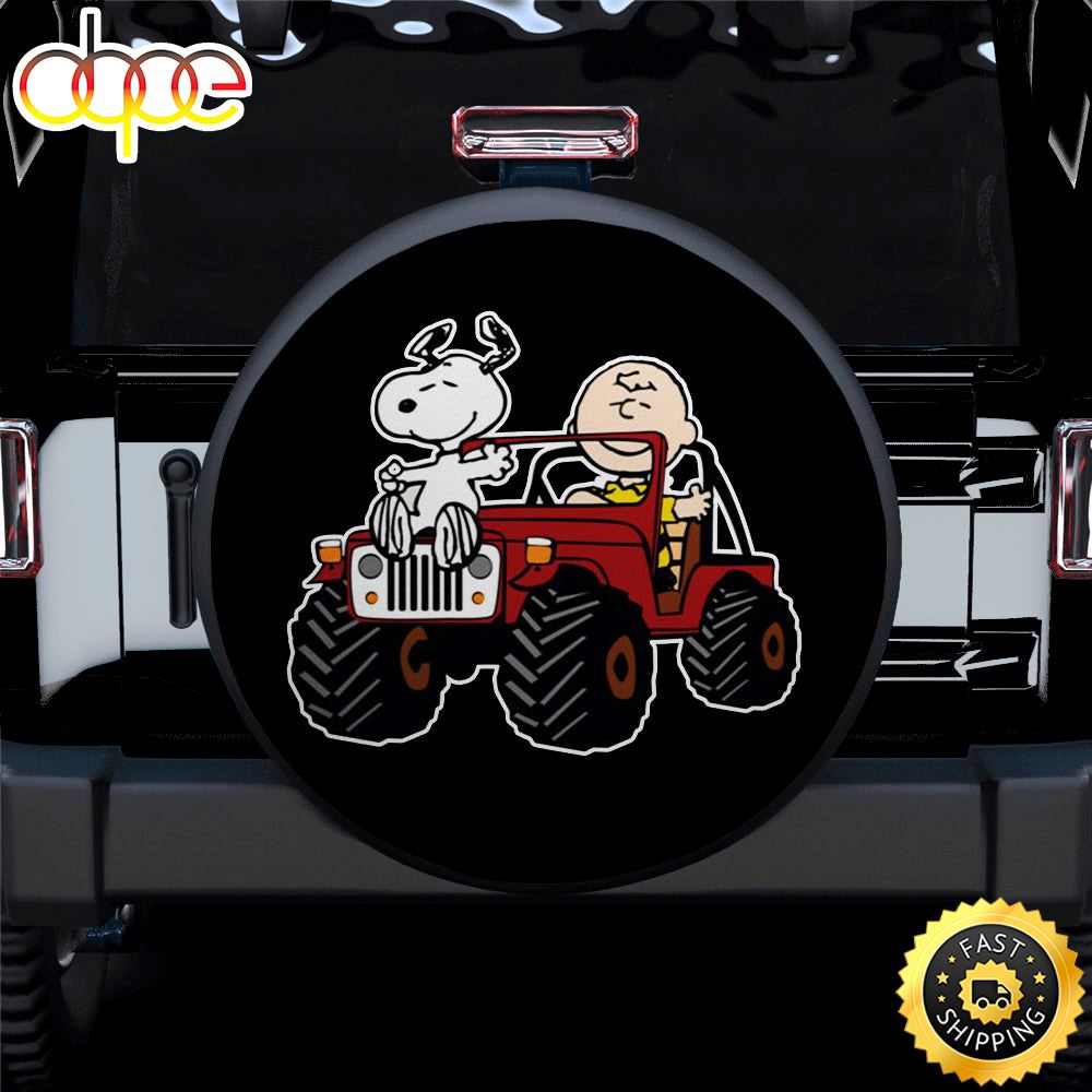 Snoopy And Friend Jeep Car Spare Tire Covers Gift For Campers Ophixu