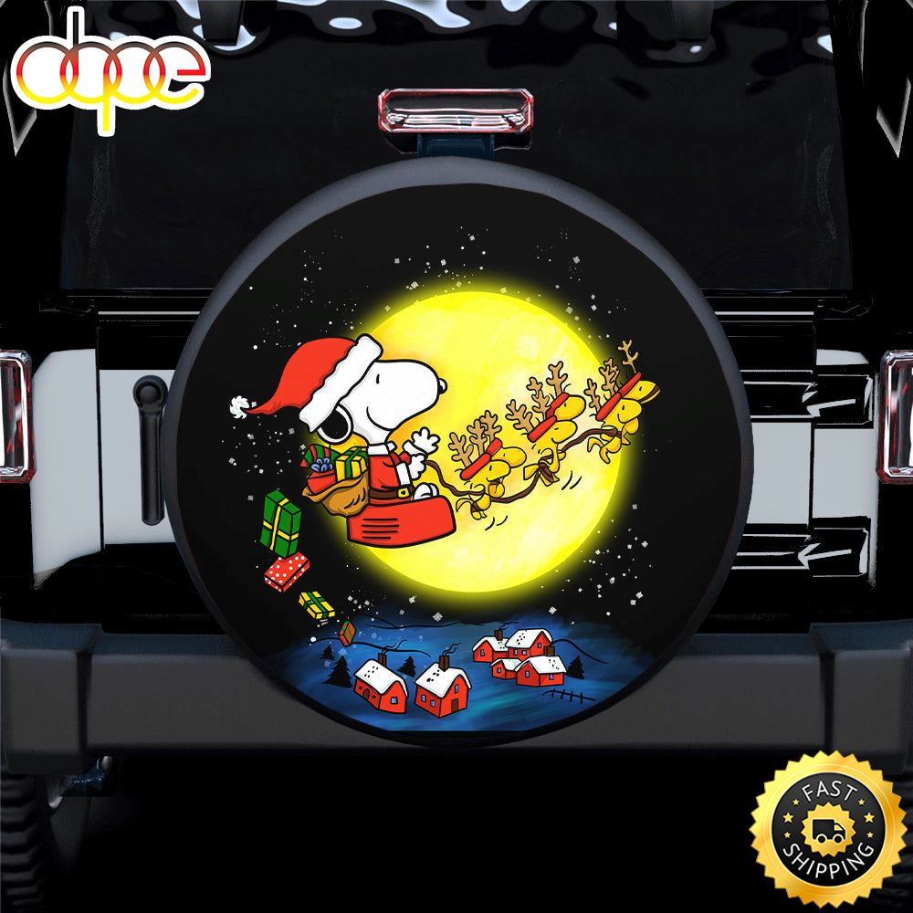 Snoopy Christmas Spare Tire Cover Gift For Campers Vsw4ko