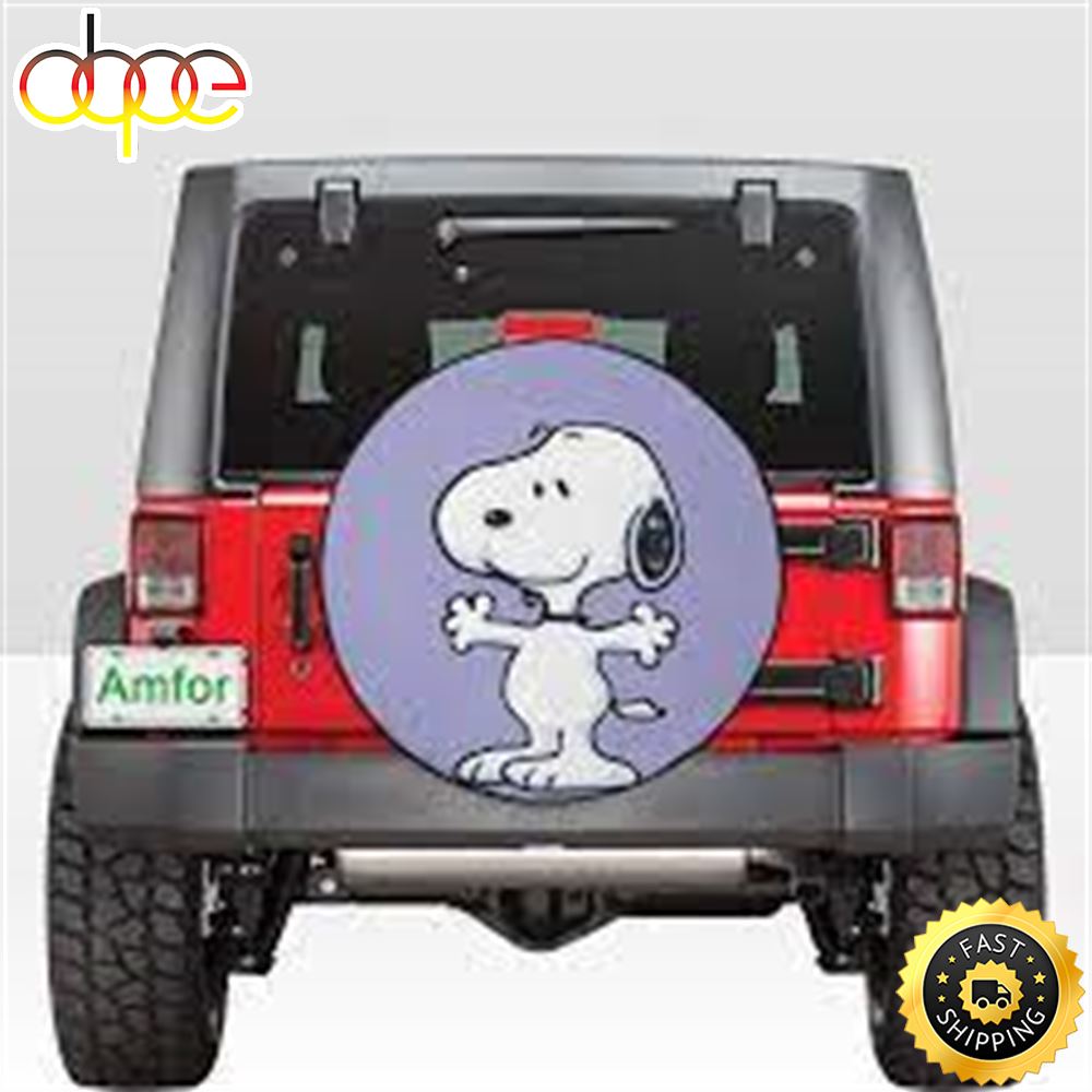 Snoopy Christmas Spare Tire Cover Gift For Campers Wosyzq