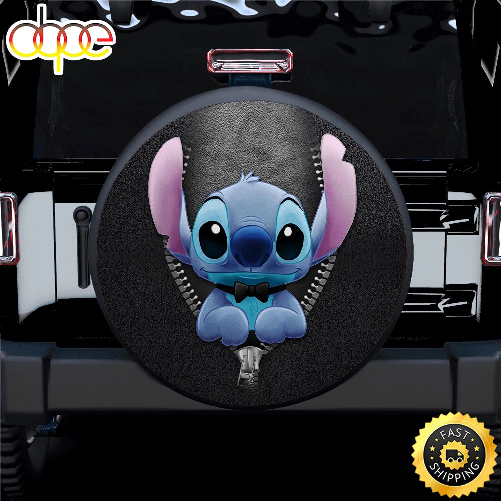 Stitch Wear Bow Zipper Car Spare Tire Gift For Campers Xvvple