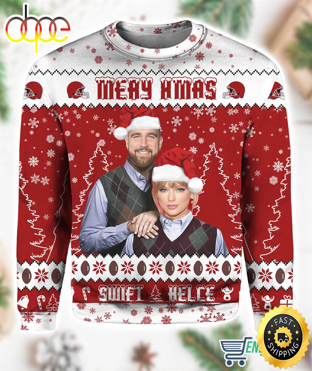 Swift Kelce Ugly Christmas Sweater