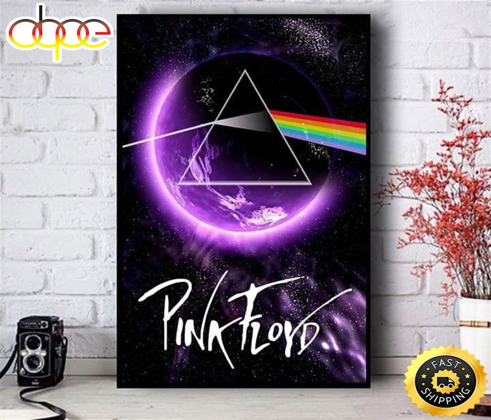 Symbol Light Dark Side Of The Moon Pink Floyd Canvas F1ovyv