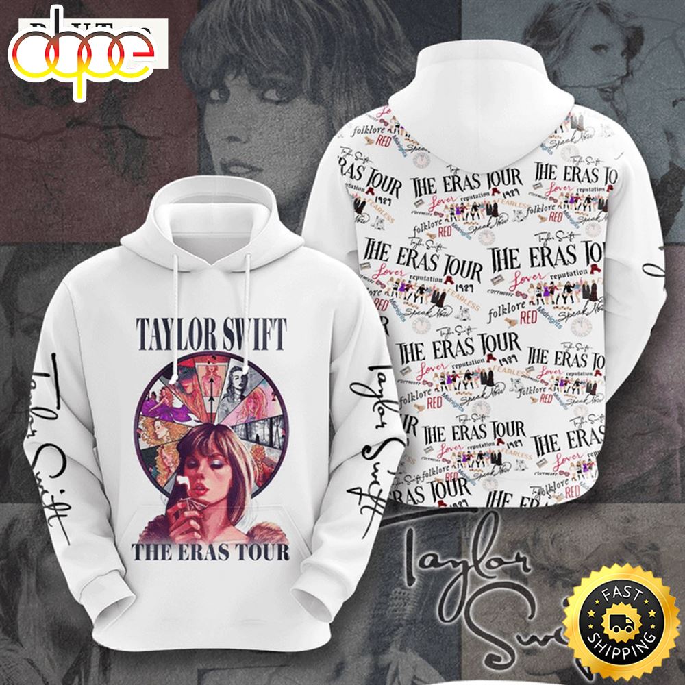 Taylor Swift The Eras Tour Song Name 3D Printed Hoodie