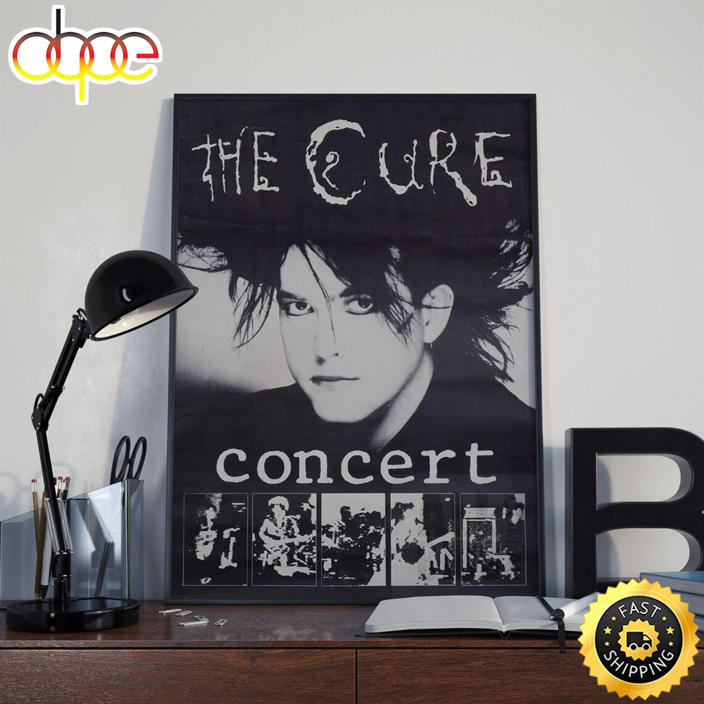 The Cure Poster The Cure Tour 2023 Canvas Wall Art Iflceg