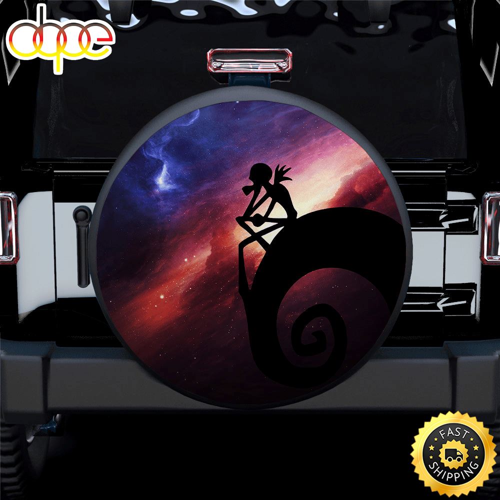 Thinking Jack Nightmare Before Christmas Car Spare Tire Covers Gift For Campers Bd3ruf