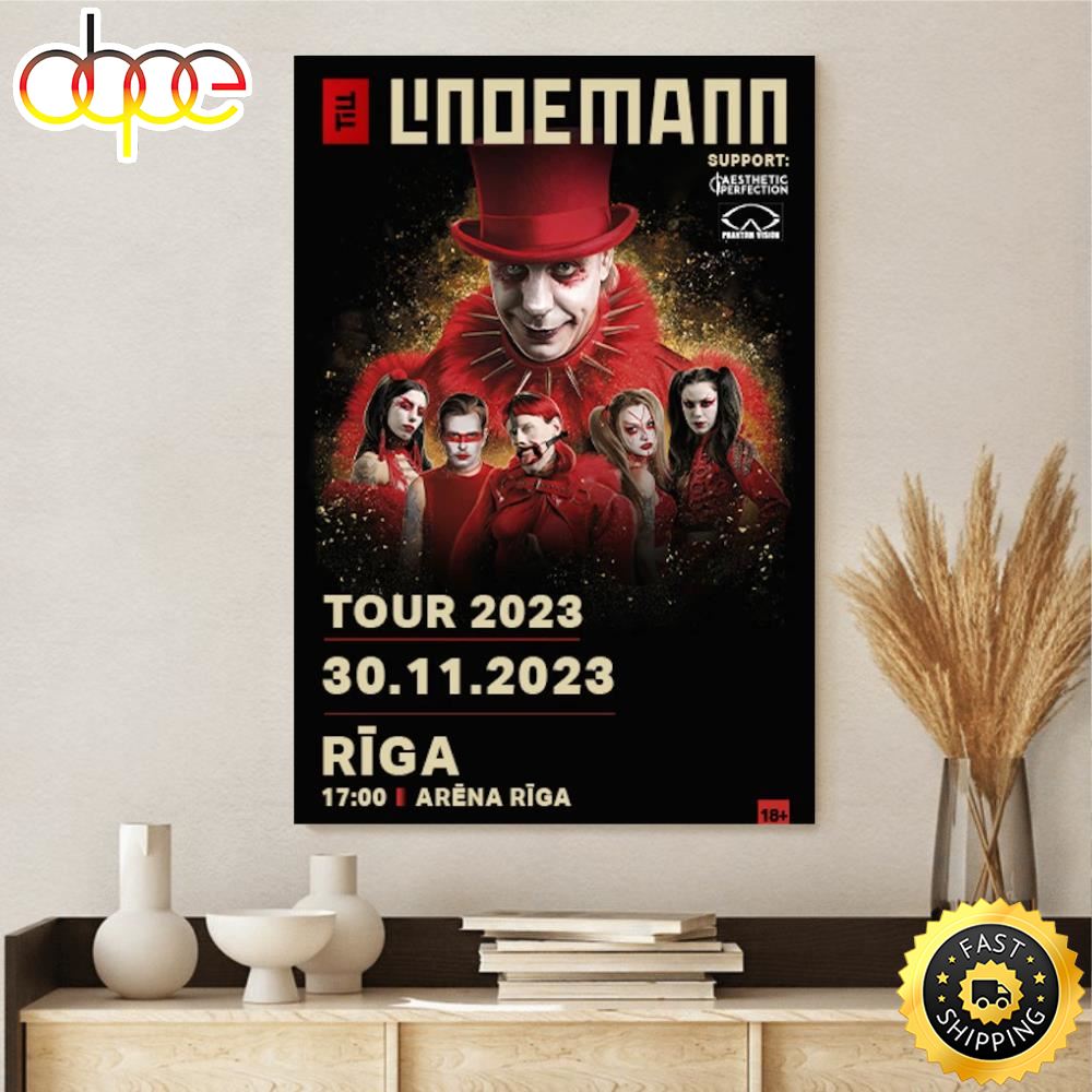 Till Lindemann World Tour 2023 Latvia Canvas Tkuhvg